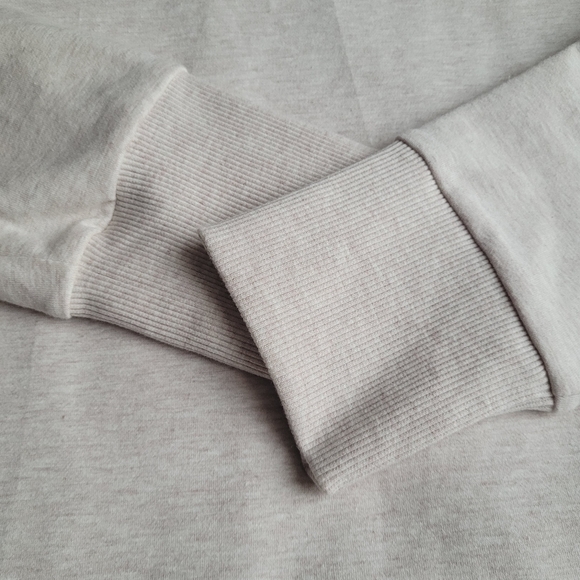 NEW YOGALICIOUS CLOUD PLUSH WEEKEND CHIC CROSSOVER MOCK NECK SWEATSHIRT LARGE - Picture 5 of 12